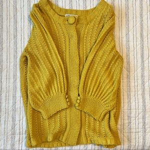 “Vintage” F21 Mustard Yellow Cardigan